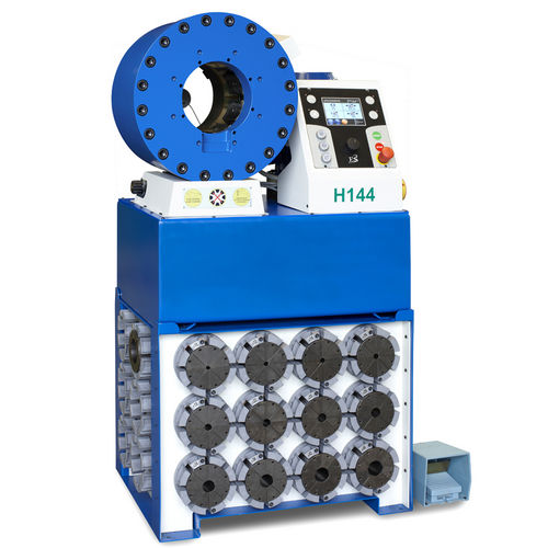Engastadora de tubo - TUBOMATIC H144 ES - OP Srl - de tubos flexibles / automática / hidráulica