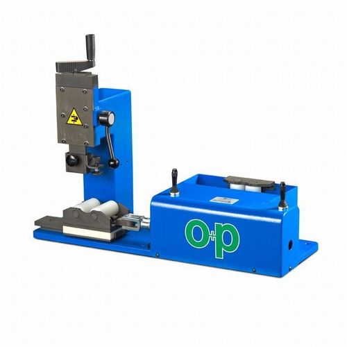 Máquina de marcado por rodadura - HP1PN - OP Srl - de mesa / para tubos / neumática