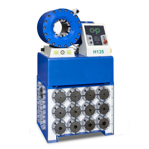 Engastadora para tubos flexibles hidráulicos - TUBOMATIC H135 EL - OP Srl - automática / electromecánica