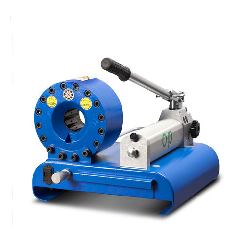 Engastadora de tubos flexibles - TUBOMATIC H47 PM - OP Srl - para tubos flexibles hidráulicos / manual / de palanca