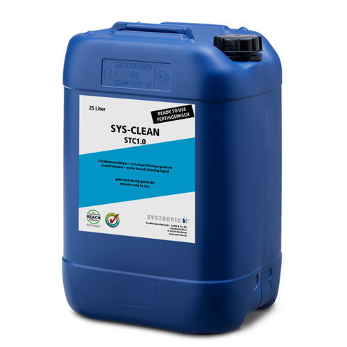 Producto de limpieza a base de agua - SYS-CLEAN© STC1.0 - SYSTRONIC Produktionstechnologie GmbH & Co. KG - para la electrónica / de flujo de soldadura / aerosol
