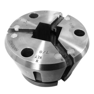 Pinza de sujeción con segmentos - HQC&reg;42 - Hardinge Workholding - alimentado en fluido de refrigeración / CNC
