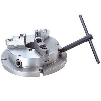 Mandril de torno de sujeción manual - Hardinge Workholding - 3 mordazas / de acero / tipo slim