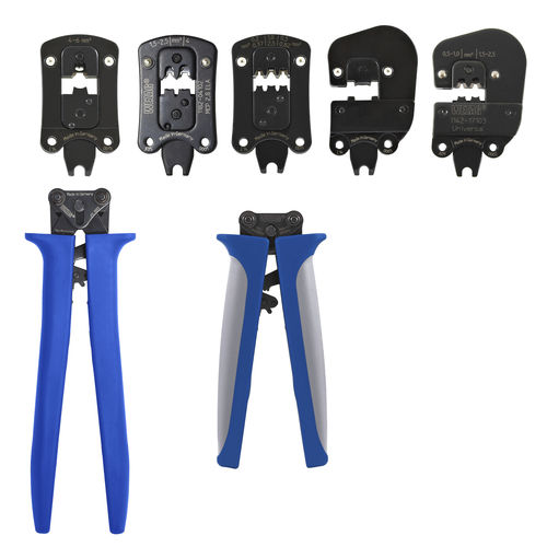 Herramienta de engaste manual - CSV 10 series - WEZAG GmbH Werkzeugfabrik - para bornes de cables / para de hilo / con mandíbulas intercambiables