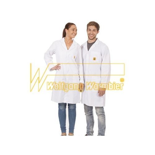 Túnica de trabajo - AM160 - Wolfgang Warmbier GmbH & Co. KG Systeme gegen Elektrostatik - unisex / blanca