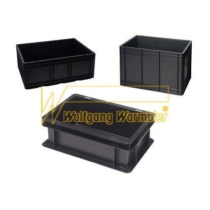 Cajón conductor - Wolfgang Warmbier GmbH & Co. KG Systeme gegen Elektrostatik - de polipropileno / apilable / modular