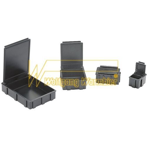 Cajón de plástico - Wolfgang Warmbier GmbH & Co. KG Systeme gegen Elektrostatik - con tapa / conductor