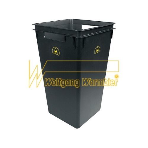 Cubo de basura de polipropileno - Wolfgang Warmbier GmbH & Co. KG Systeme gegen Elektrostatik - de residuos industriales