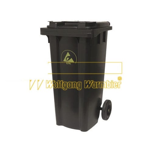 Contenedor de residuos de PEAD - Wolfgang Warmbier GmbH & Co. KG Systeme gegen Elektrostatik - de reciclaje / móvil