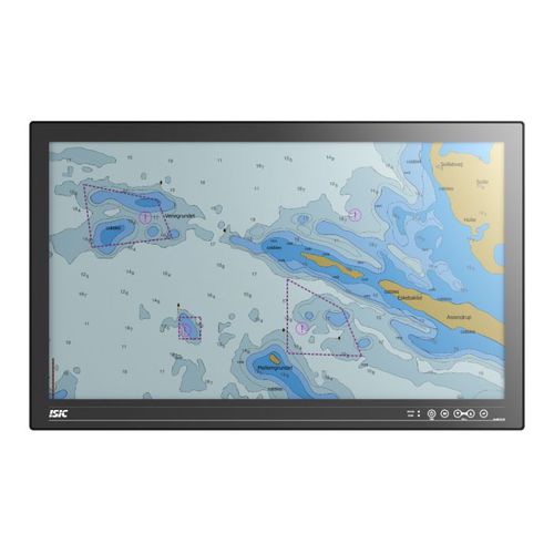 Monitor LCD - DuraMON 32" G-Line - ISIC A/S - pantalla táctil capacitiva PCAP / con pantalla táctil multipuntos / marino