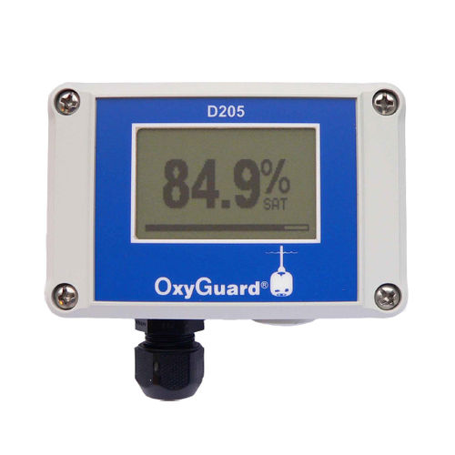Visualizador LCD - D205 - OxyGuard - gráfico / para medición de corriente