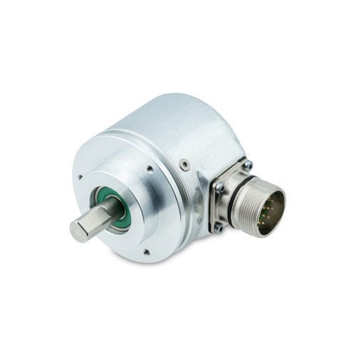 Encoder rotativo absoluto - GM400 - Baumer Group - óptico / con eje macizo / con brida sincro