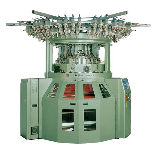 Máquina de tricotado circular - V-LEC3DGTY2 - monarch - jersey doble / totalmente automática / industrial