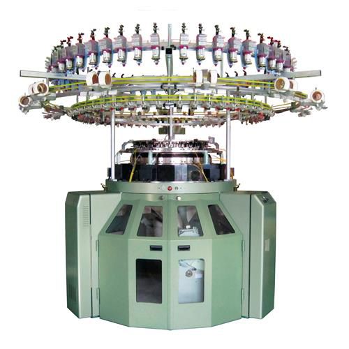 Máquina de tricotado circular - V-SEC7BF - monarch - jersey sencillo / compacta / industrial