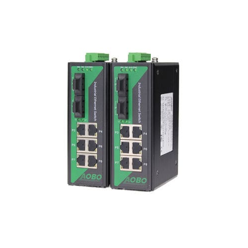 Conmutador Ethernet administrable - AOBO 5009 series - HANGZHOU AOBO TELECOM.,LTD. - 9 puertos / en riel DIN / estándar