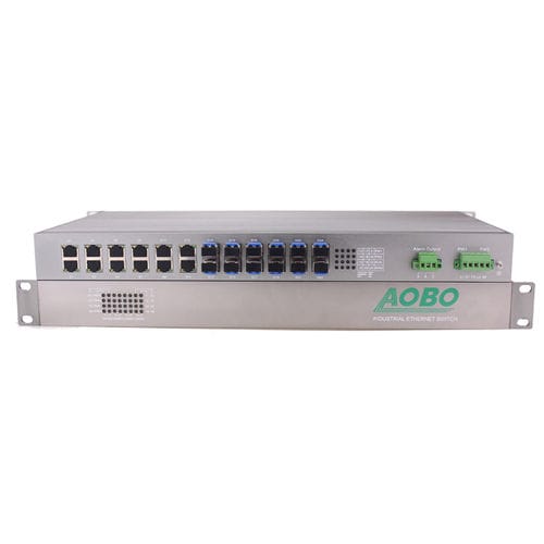 Conmutador Ethernet administrable - AOBO G7024 series - HANGZHOU AOBO TELECOM.,LTD. - 24 puertos / Gigabit Ethernet / de fibras ópticas