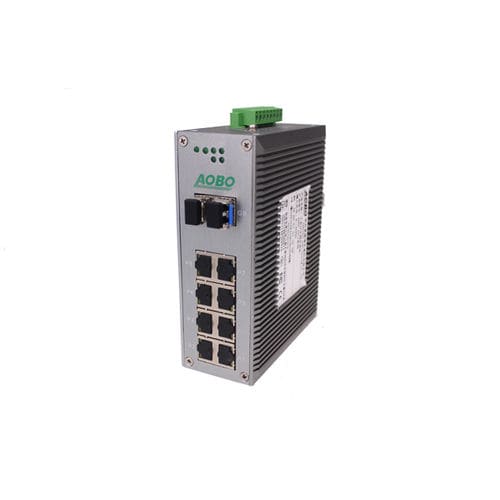 Conmutador Ethernet no administrable - AOBO 3012 series - HANGZHOU AOBO TELECOM.,LTD. - 10 puertos / Gigabit Ethernet / en riel DIN