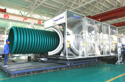 Corrugador para la fabricación de tubos corrugados - ZC-2000H - Zhongyun Group - para línea de extrusión