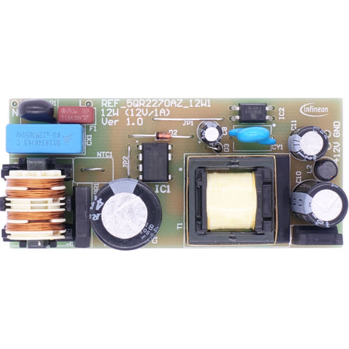 Alimentación eléctrica chasis abierto - REF_5QR2270AZ_12W1 - Infineon Technologies AG - AC/DC / de salida simple / conmutada