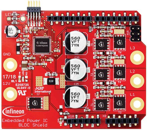 Microcontrolador 32 bits - BLDC_SHIELD_TLE9879 - Infineon Technologies AG - para aplicaciones automovilísticas / de control motor / system-on-a-chip
