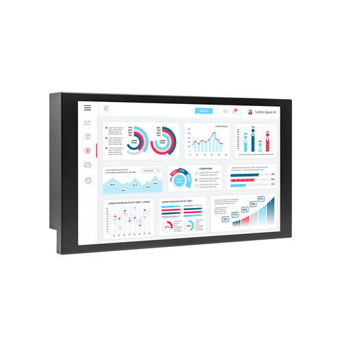 Monitor con pantalla táctil resistiva de 5 hilos - IRTMCF238SBNFA - IronTech Solutions, SL - retroiluminación LED / industrial / para uso exterior