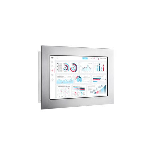 Monitor con pantalla táctil resistiva de 5 hilos - IRTMFB156KBJAA - IronTech Solutions, SL - retroiluminación LED / industrial / para uso exterior