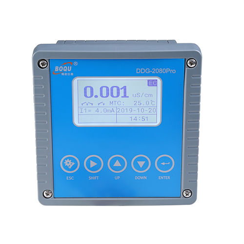 Conductímetro de agua - DDG-2080Pro - Shanghai Boqu Instrument Co.,Ltd. - en línea / con medidor de resistividad / con medidor de TDS