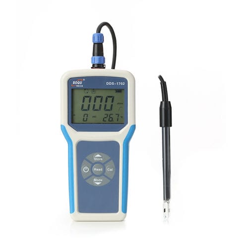 Conductímetro portátil - DDS-1702  - Shanghai Boqu Instrument Co.,Ltd. - con compensación automática de temperatura / con registrador de datos / de agua