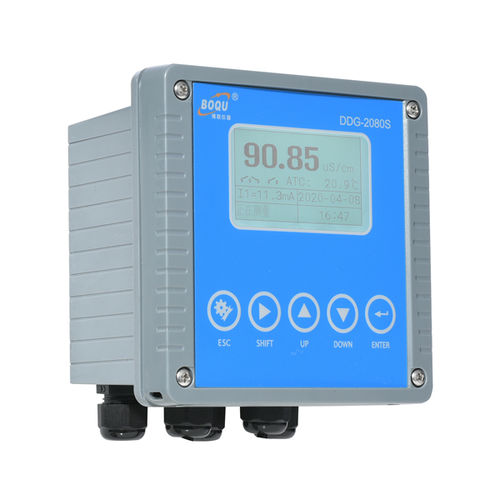 Conductímetro en línea - DDG-2080S - Shanghai Boqu Instrument Co.,Ltd. - con compensación automática de temperatura / de precisión / con registrador de datos