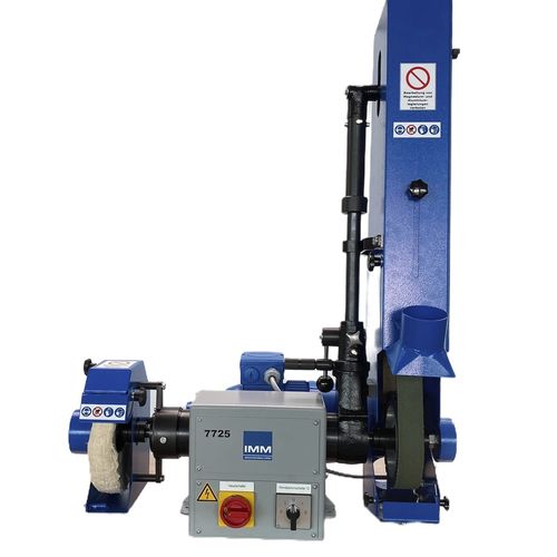 Máquina lijadora-pulidora de metal - 7725 - IMM Maschinenbau GmbH - de banda