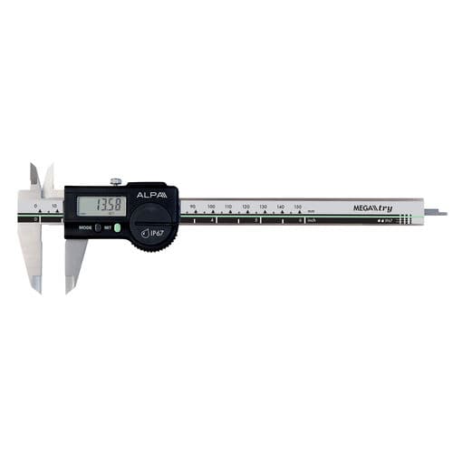 Pie de rey digital - IP67 | Megatry - Alpa Metrology - de acero inoxidable / IP67 / con transmisión de datos
