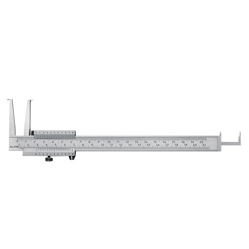 Pie de rey Vernier - AB065 series - Alpa Metrology - de acero inoxidable / para medidas internas