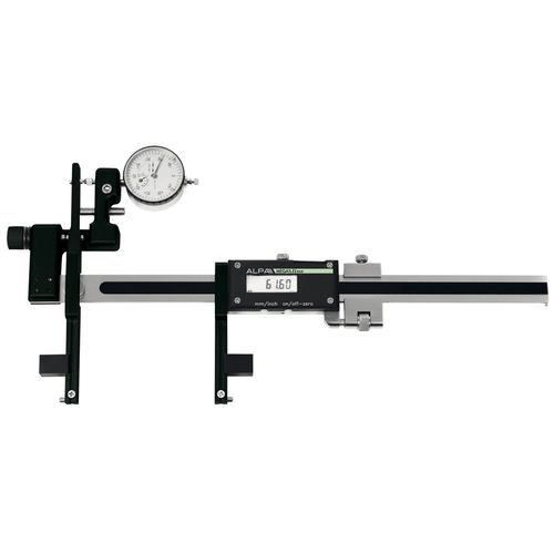 Pie de rey universal - AA120 series - Alpa Metrology - digital / de esfera / de acero inoxidable