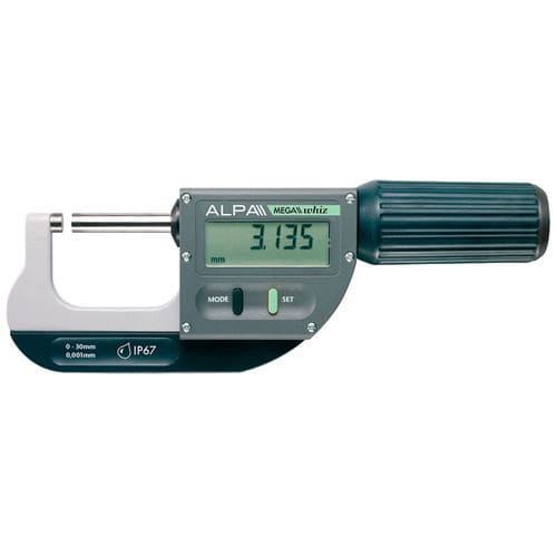 Micrómetro de exteriores - MEGA\whiz - Alpa Metrology - digital / estanco