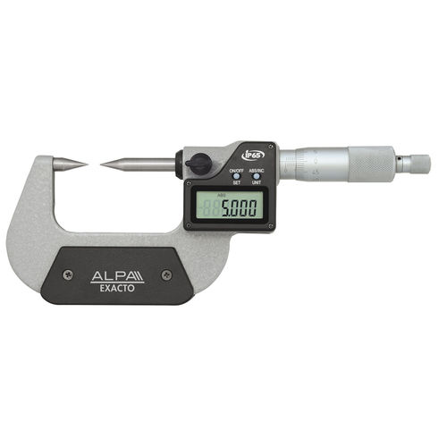 Micrómetro de exteriores - BA045 series - Alpa Metrology - de espesor / digital / de precisión