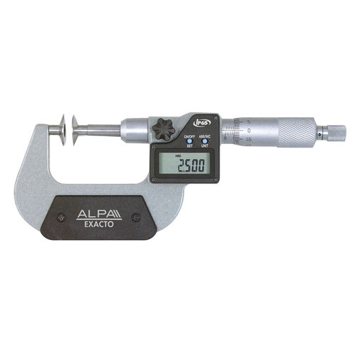 Micrómetro de exteriores - BA050 series - Alpa Metrology - digital / estanco