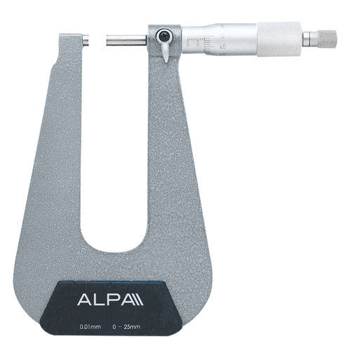 Micrómetro de espesor - BB117 series - Alpa Metrology - para chapas / analógico