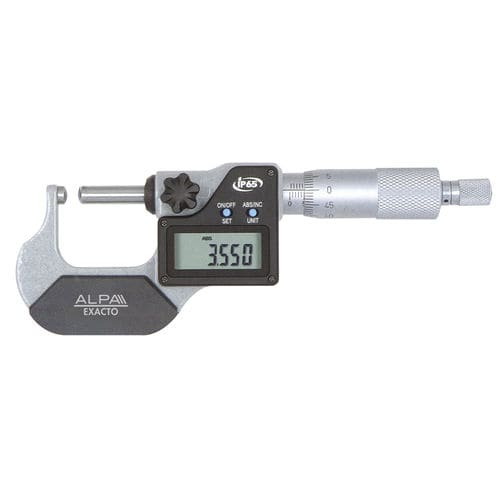 Micrómetro de exteriores - BA070 - Alpa Metrology - digital / estanco