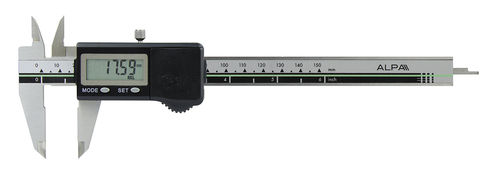 Pie de rey digital - Alpa Metrology - Vernier / con doble gancho / de acero inoxidable