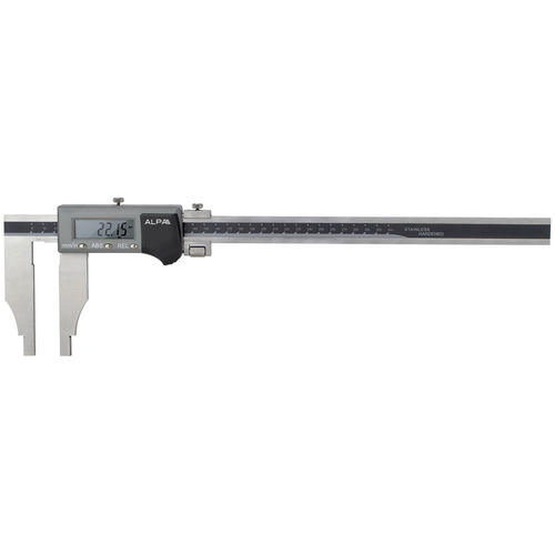Pie de rey digital - AA045 - Alpa Metrology - de acero inoxidable / de grandes dimensiones / con ajuste de precisión