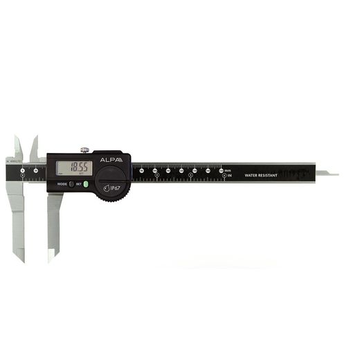 Pie de rey digital - Alpa Metrology - de acero inoxidable / IP67