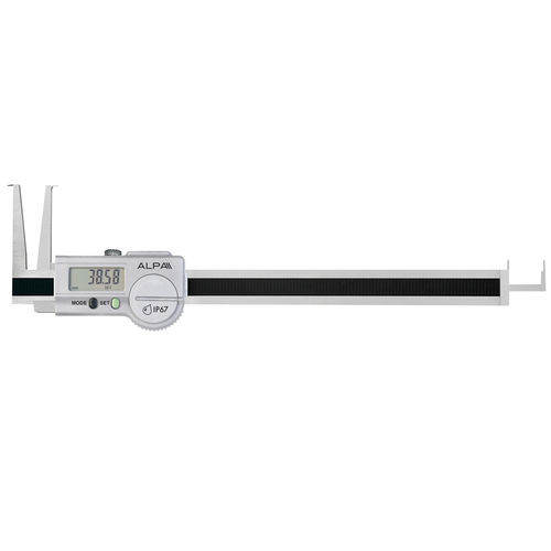 Pie de rey para medidas internas - AA075 series - Alpa Metrology - digital / de acero inoxidable / IP67