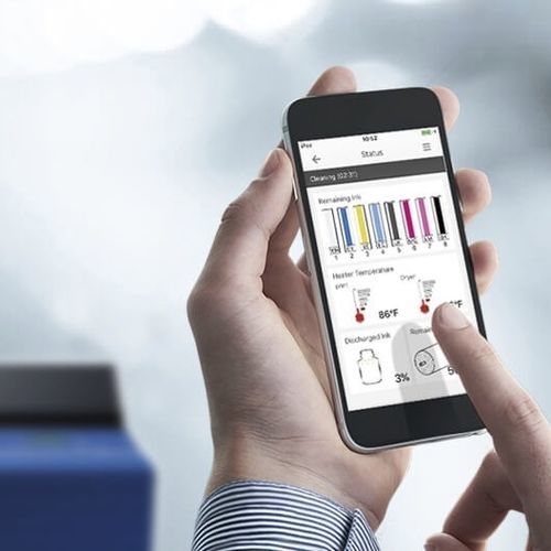 Aplicación móvil de verificación - Mobile Panel 2 - ROLAND - de control / de impresión / para smartphone