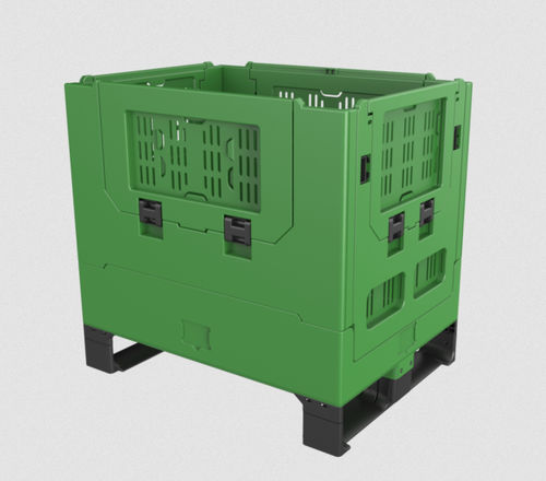 Caja-palé de plástico - Magnum Smooth Wall HD® - IPL Schoeller - para almacenamiento / plegable / flexible