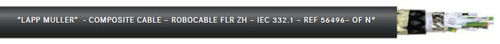 Cable eléctrico de alimentación - 56496 - Lapp Muller - coaxial / blindado / para cadena portacables