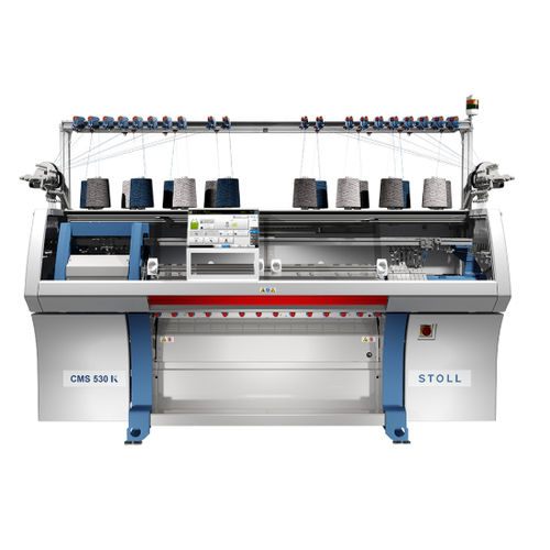 Máquina de tricotado plana - CMS 520 KI C MULTI GAUGE - STOLL - asistida por ordenador / industrial