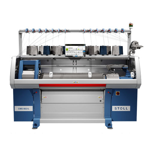 Máquina de tricotado plana - CMS 502 KI - STOLL - compacta / asistida por ordenador / industrial