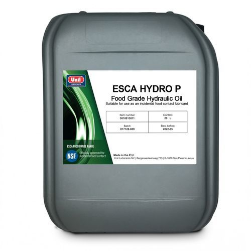 Aceite de lubricación - ESCA HYDRO P - UNIL LUBRICANTS - de contacto / sintético / para la industria agroalimentaria