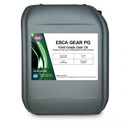 Aceite de lubricación - ESCA PG - UNIL LUBRICANTS - para engranaje / para cadena / para rodamiento
