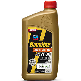 Aceite de lubricación - Havoline® SynBlend DX - Chevron Lubricants (Mfg.) - sintético / para motor / 5W30